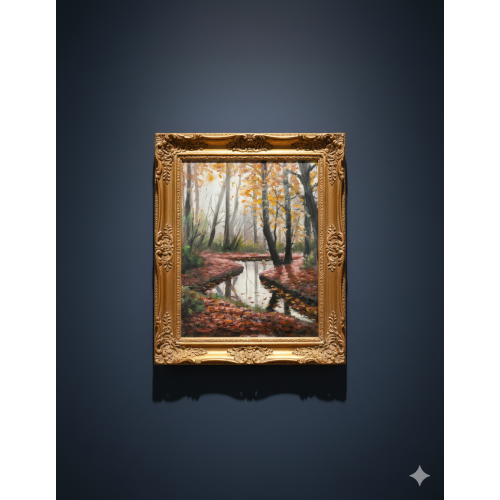 Rain Forest, Aytaç Dutkin SENT AS A ROLL Oil Paint Paintings