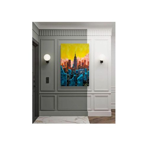 Rüya Şehir, Berkay Ayan Akrilik Rüya Şehir, Berkay Ayan Rüya Şehir, Berkay Ayan, 80x120 bolutunda akrilik boya ile tuvale çalışılmış irı eser. Akrilik