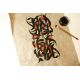 Kaligrafi - Modern Çizgiler 2 Ümit Çoşkunsu Kaligrafi, Modern çizgiler, Soyut çalışma -El yazması, Orjinal, Kamış ve