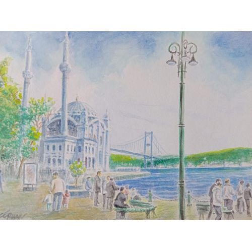 Ortaköy Sahilinde İnsanlar, Gürhan Doğaç Ortaköy Sahilinde İnsanlar, Gürhan Doğaç