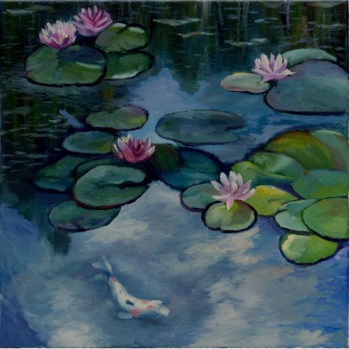 Water Lilies, Adriana Balynska Water Lilies, Adriana Balynska
