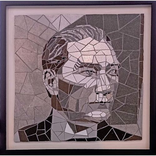 Atatürk, Ceramic Mosaic Painting, Hasan Bayramoğlu Atatürk, Ceramic Mosaic Painting, Hasan Bayramoğlu