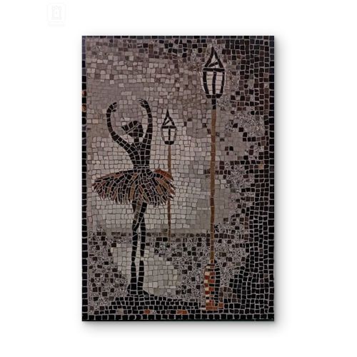 Balerina, Ceramic Mosaic Painting, Hasan Bayramoğlu Balerina, Ceramic Mosaic Painting, Hasan Bayramoğlu