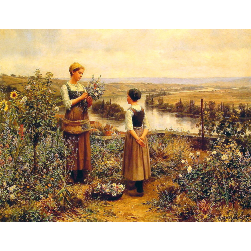 Maria And Madeleine On The Terrace, Zeliha Sayili Kucuk