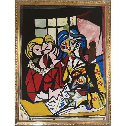 Zeliha Sayili Kucuk, Pablo Picasso, Reproduction Oil Painting On Canvas Zeliha Sayili Kucuk, Pablo Picasso, Reproduction Oil Painting On Canvas