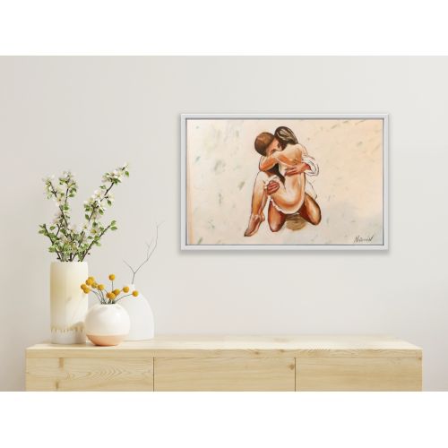 Sonsuz Sarılış, Nermin Heydarova Boyut: 60 x 80 cmYüzey: Tuval (canvas)Teknik: Yağlı boyaMalzeme: Profesyonel sanatçı