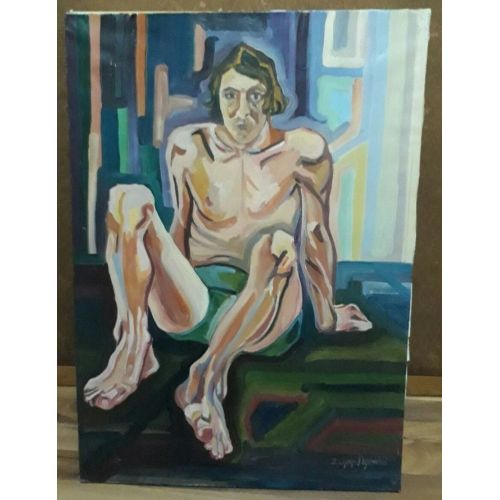 Model -2, Zeynep Yılmaz Model -2 Yağlıboya tablo al, Ressam Zeynep Yılmaza ait Online Sanat galerisi ,sanat eserleri
