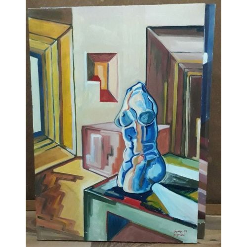 Atölye, Zeynep Yılmaz Yağlıboya tablo al, 50X70 cm Yağlıboya Tablo Yağlıboya Tablo Orijinal Tablo