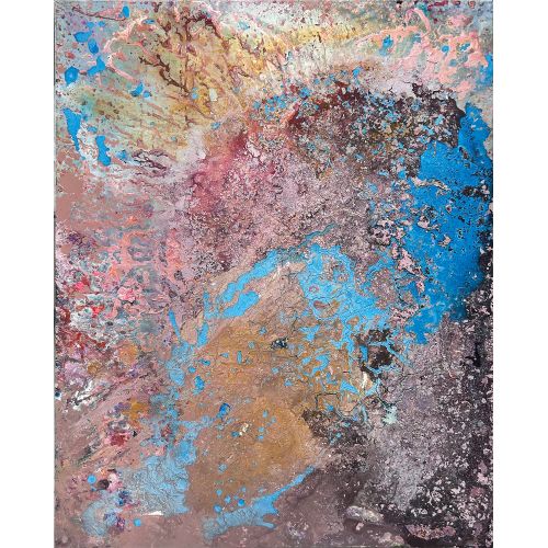 Renk Harmonisi 2, Şeyda Özgen Karma Teknik Renk Harmonisi 2, Şeyda Özgen Eser karışık teknikle yapıldı. 70x60cm boyundadır tuval üzerine yapıldı. Karma Teknik