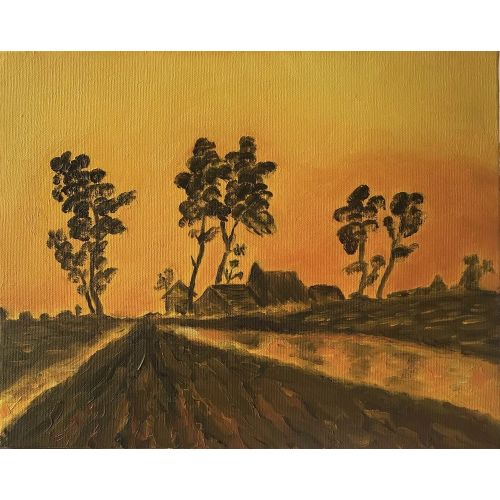 Gün Batımı, Alperen Demirdöğen Vincent Van Gogh’un bir resmi örneklenilmiştir.  Reprodüksiyon Tablo Orijinal Tablo