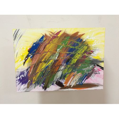 Kirpi, Burak Aslan 50cm x 35cm tuval üzerine akrilik boya Akrilik Orijinal Tablo