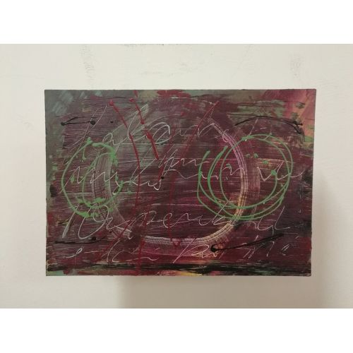 Ahşap, Burak Aslan 50cm x 35cm tuval üzerine akrilik Akrilik Orijinal Tablo
