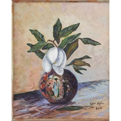 Magnolia In Chinese Vase, Ugur Engin Magnolia In Chinese Vase, Ugur Engin