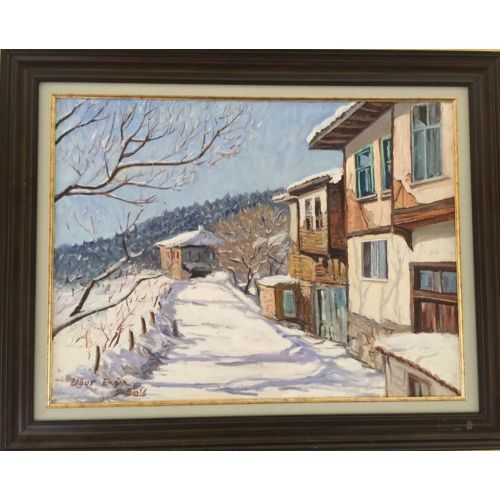 Winter View In A Village In Kastamonu, Ugur Engin Winter View In A Village In Kastamonu, Ugur Engin