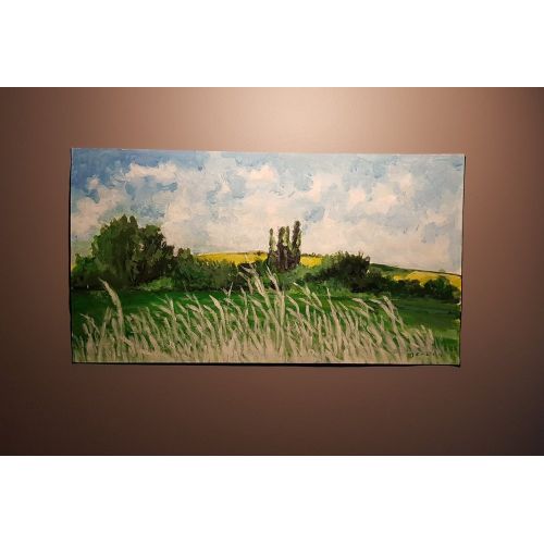Gelibolu, Görkem Kalkan Kağıt üzerine akrilik 28x50,5 cm Akrilik Orijinal Tablo