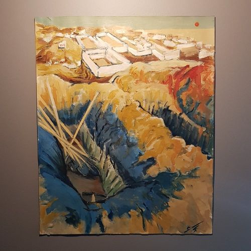 Son Tahta, Görkem Kalkan Kağıt üzerine akrilik 34x42,5 cm Yağlıboya Tablo Orijinal Tablo