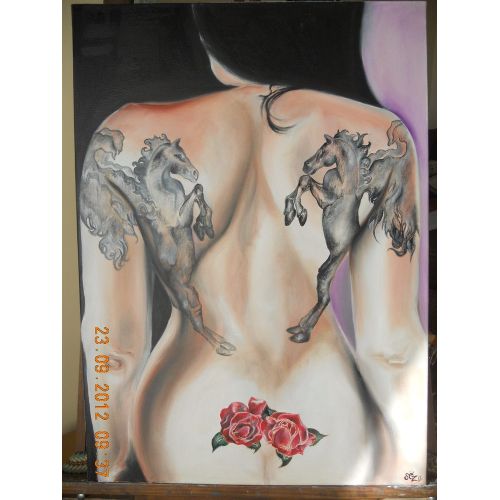 Tattooed Woman, Selma Hikmet Oz Tattooed Woman, Selma Hikmet Oz