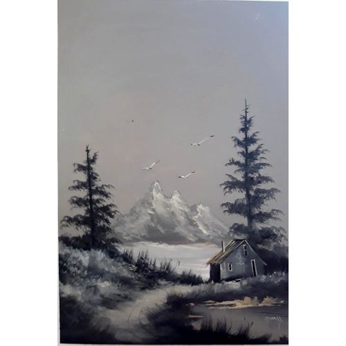 Snowly Landscape, Hakki Inan Snowly Landscape, Hakki Inan
