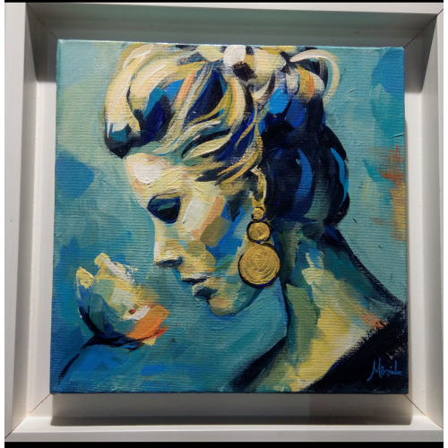 Woman And Flower, Murside Ozyonar