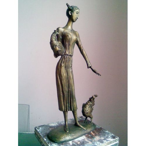 Girl And Rooster, Zakir Ahmedov