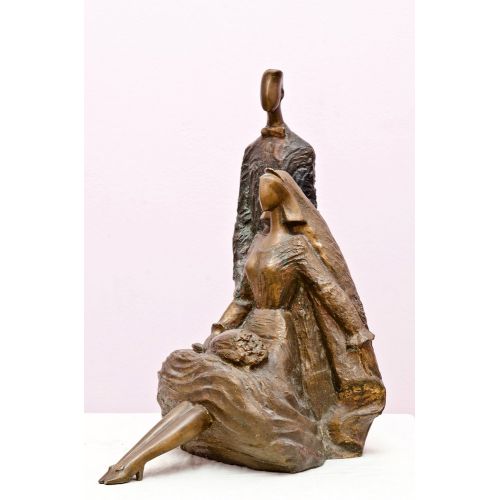 Wedding, Zakir Ahmedov Heykel  Wedding 1998 year bronze 50x25x15cm