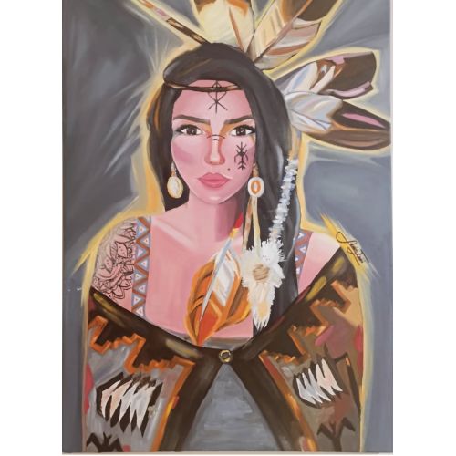Köklerin Sesi, Sevim Ekici 70x50 cm tuval üzerine özgün yağlı boya resmim.  Yağlıboya Tablo Orijinal Tablo