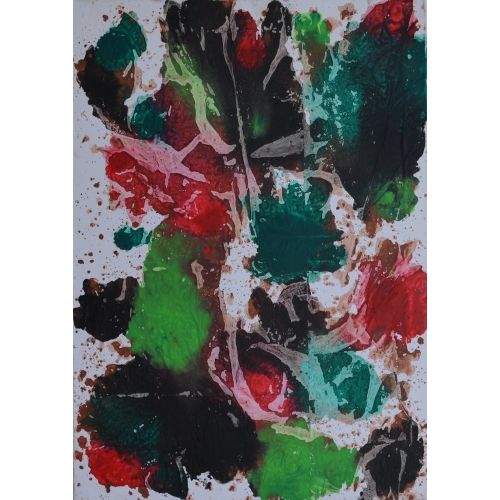 P 6, Ecem Söylemez Tuval üzerine karışık teknik 50x70 cm 2014 Karma Teknik Orijinal Tablo
