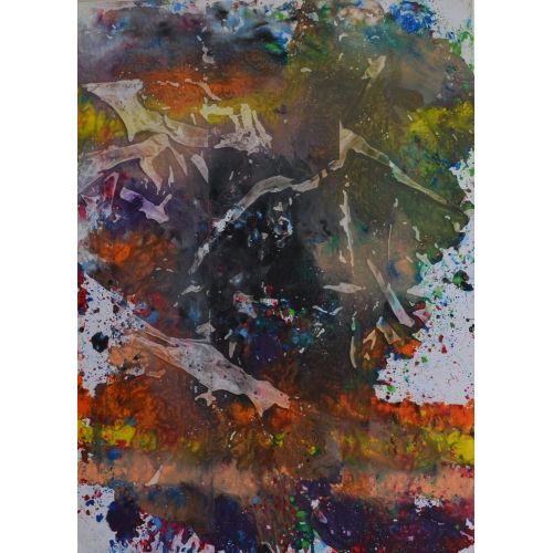 P 8, Ecem Söylemez Tuval üzerine karışık teknik 50x70 cm 2015 Karma Teknik Orijinal Tablo