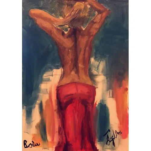 Afro Girl, Melike Nur Türkoğlu Yağlıboya Tablo Afro Girl, Melike Nur Türkoğlu TUVAL ÜZERİ YAAĞLI BOYA Yağlıboya Tablo Orijinal Tablo