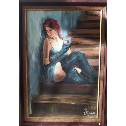 Woman On The Stairs, Sevim Beyza Basar
