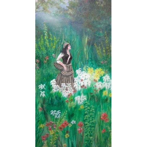 Florist Woman, Cahit Dundar Florist Woman, Cahit Dundar