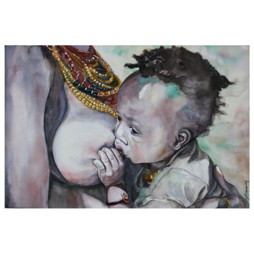 Mother, İnan Soylu Fabriano Artistico 300gr kagit üzerine profesyonel suluboya ile yapılmış bir çalışmadir. Yapım yılı