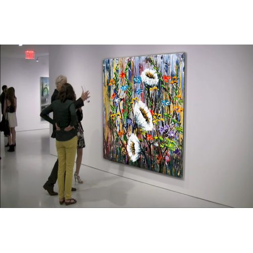 Çiçekler, Özen Altun Orijinal Sanat, Özgün Sanat, Ev Dekorasyonu, Duvar Dekoru, Orijinal Resim, Modern Sanat