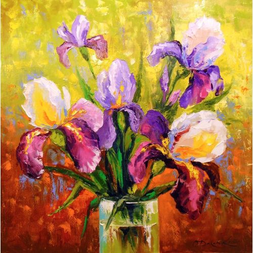 Irises Bouquet, Olha Darchuk