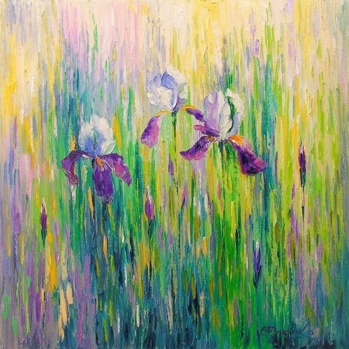 Irises In The Oil Field, Olha Darchuk Irises In The Oil Field, Olha Darchuk