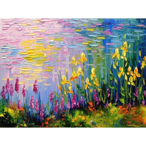 Sold Flowers At The Pond, Olha Darchuk