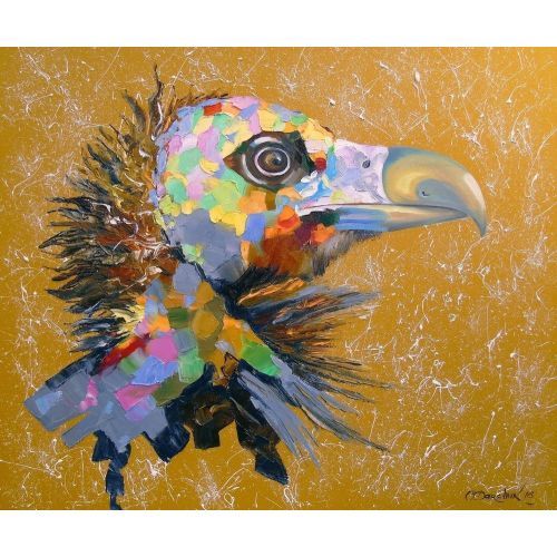Vulture, Olha Darchuk Yağlıboya Tablo Vulture, Olha Darchuk Vulture oil on canvas without frame, as the edges are painted, for interior or for gift. Decorate your