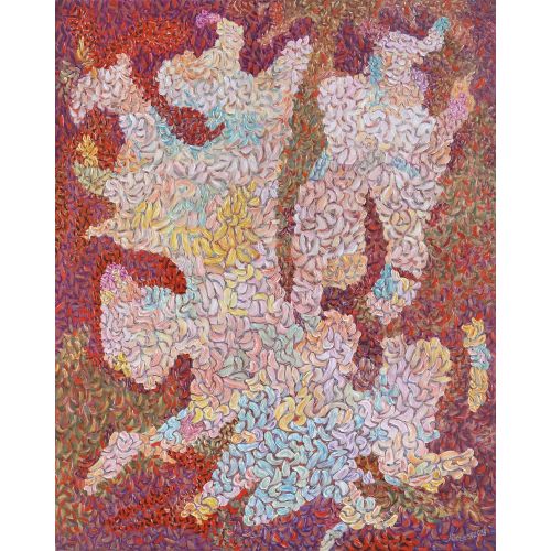 Feelings Anxiety, Gyvanchmyrat Hojanyyazov 2018 year Oil on Canvas, Size 120 х 100 sm. Abstraction. Yağlıboya Tablo Orijinal
