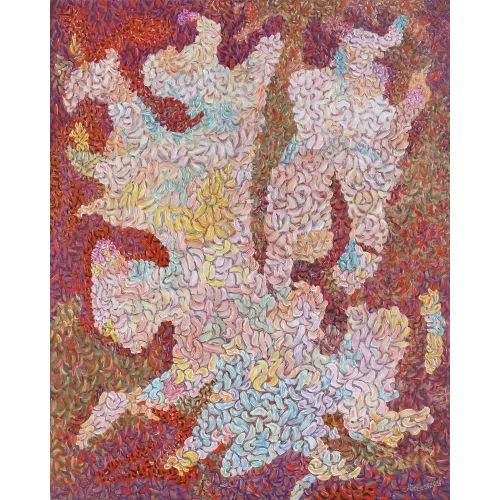 Feelings Anxiety, Gyvanchmyrat Hojanyyazov  Feelings Anxiety Oil Paint Paintings
