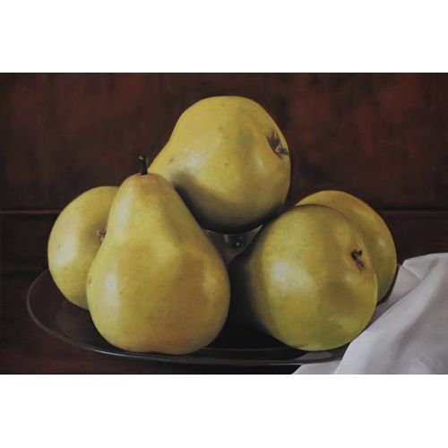 Armutlar, Sevgi Celep Kağıt üzeri pastel.  Pastel Orijinal Tablo