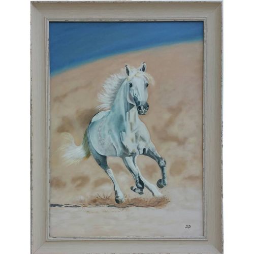 Safkan, Semra Bıçakçı Tuval üzerine yağlı boya. Tuval boyutu 50*70cm + çerçeve. Karma Teknik Orijinal Tablo