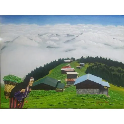 Bulutların Üstünde, Yayla, Gökhan Yaşar Yağlıboya Tablo Bulutların Üstünde, Yayla, Gökhan Yaşar Bulutların ÜstündeTuval üzerine yağlı boya Gökhan Yaşar TÜYB 2018