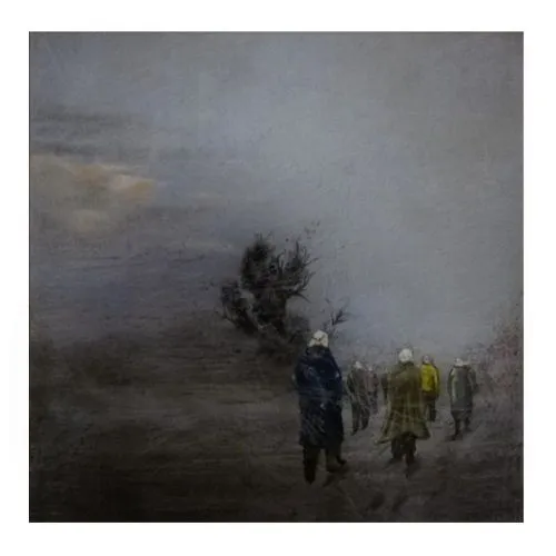 Oncoming, Serkan Dinc 50x50cm oil on canvas Oil Paint Paintings