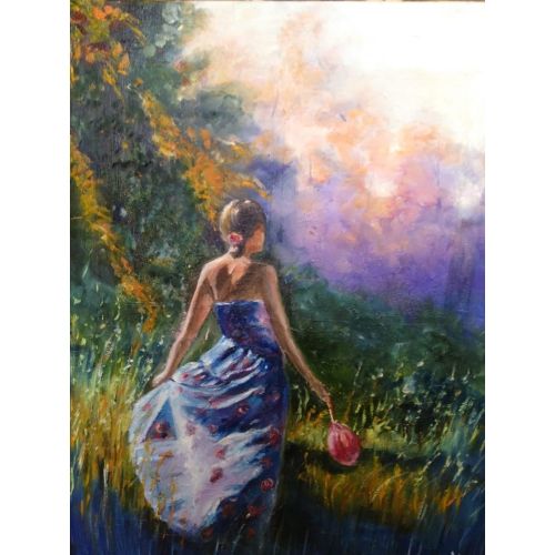 Harmoni, Nazlı Ertuğrul HARMONİ Yağlıboya Tablo Orijinal Tablo
