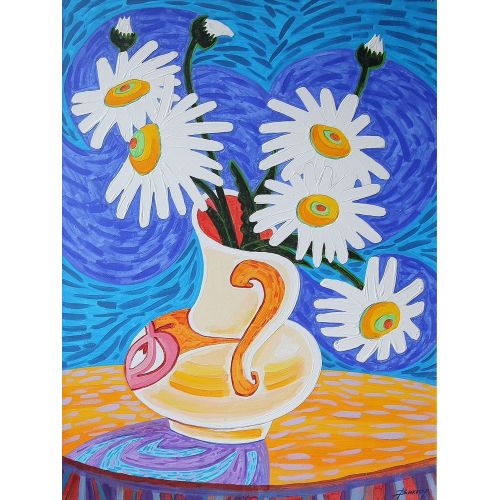 Five Little Suns, Victor Vysochin originally oil on canvas,  71 x 52, to be sold as giclee signed by the author (price