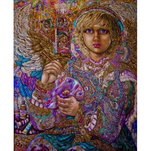 Yumi Sugai ,Poster,Archangel Johiel. Yumi Sugai is a Japanese contemporary painter Yumi Sugai is a Japanese contemporary painter