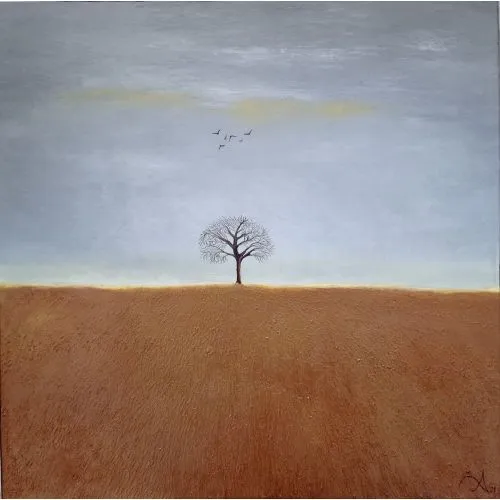 Alone, Öznur Ayık Öner Akrilik Alone, Öznur Ayık Öner Alone 70X70 CM. TUVAL. Akrilik boya ve vernik uygulaması ile çalışılmıştır. Sanatçı: Öznur