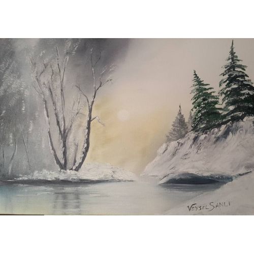 Snowing Landscape 1, Veysel Sanli Snowing Landscape 1, Veysel Sanli