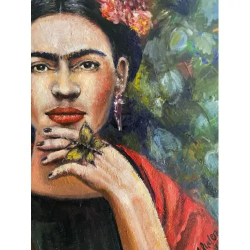 Frida, Olga Ruden Oil painting on canvas Oil Paint Paintings