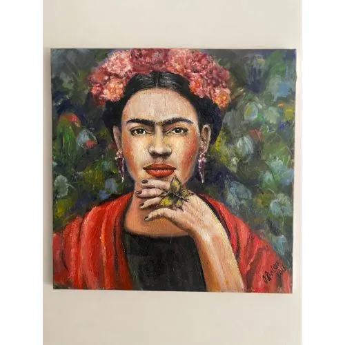 Frida, Olga Ruden Oil painting on canvas Oil Paint Paintings
